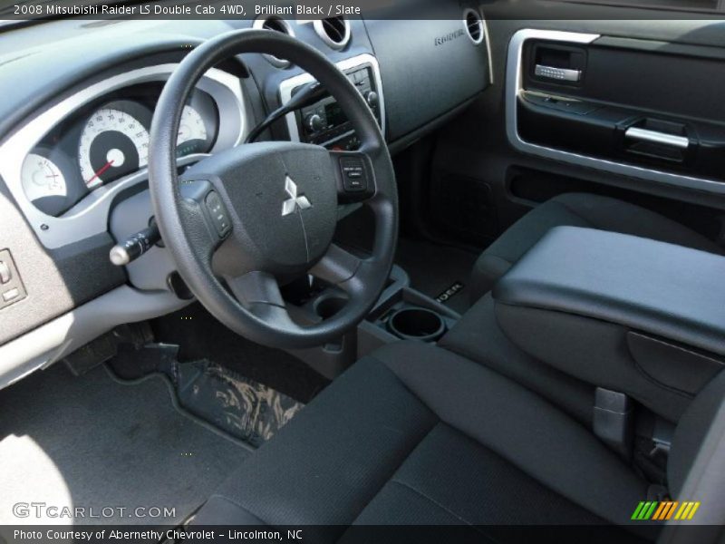 Brilliant Black / Slate 2008 Mitsubishi Raider LS Double Cab 4WD