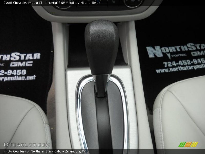 Imperial Blue Metallic / Neutral Beige 2008 Chevrolet Impala LT