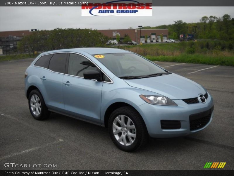 Icy Blue Metallic / Sand 2007 Mazda CX-7 Sport