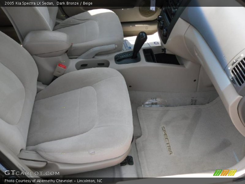Dark Bronze / Beige 2005 Kia Spectra LX Sedan