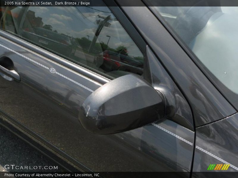 Dark Bronze / Beige 2005 Kia Spectra LX Sedan