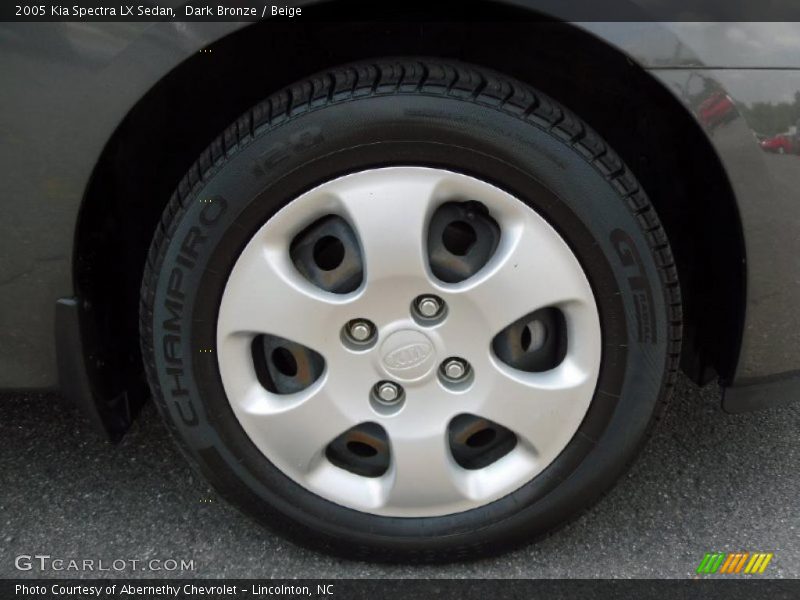 Dark Bronze / Beige 2005 Kia Spectra LX Sedan