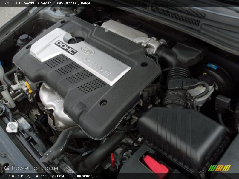 Dark Bronze / Beige 2005 Kia Spectra LX Sedan