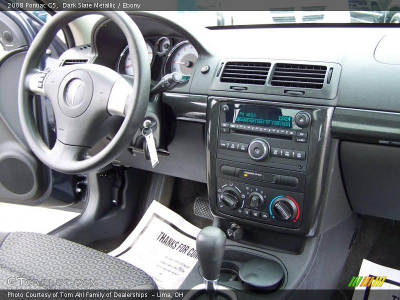 Dark Slate Metallic / Ebony 2008 Pontiac G5