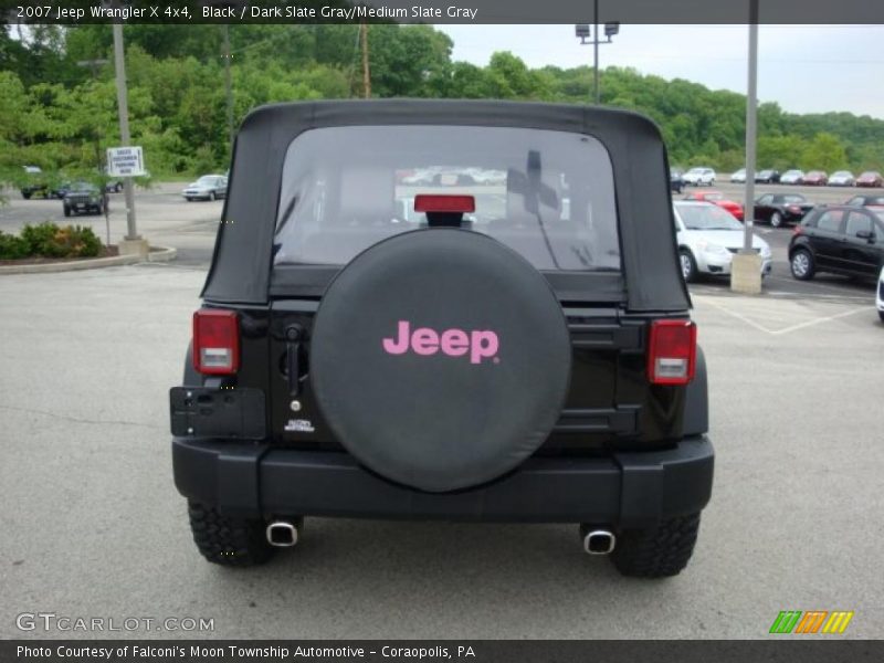 Black / Dark Slate Gray/Medium Slate Gray 2007 Jeep Wrangler X 4x4