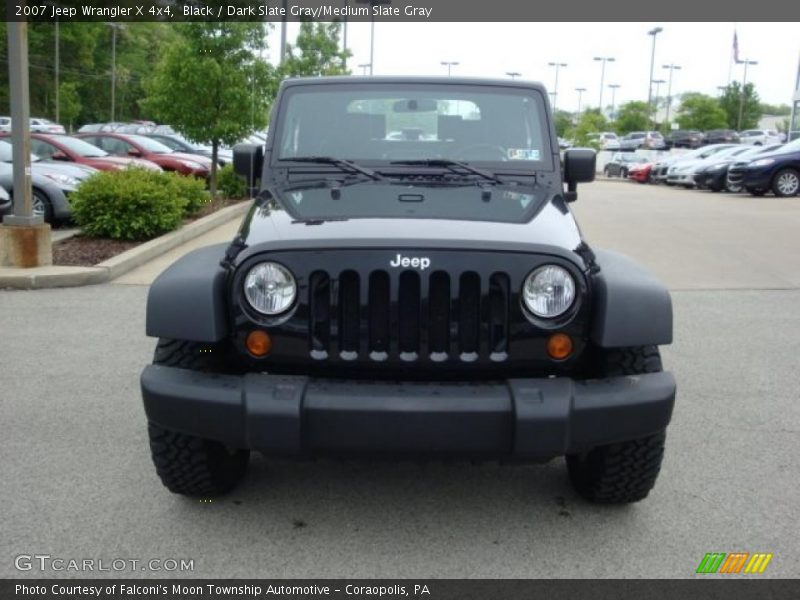 Black / Dark Slate Gray/Medium Slate Gray 2007 Jeep Wrangler X 4x4
