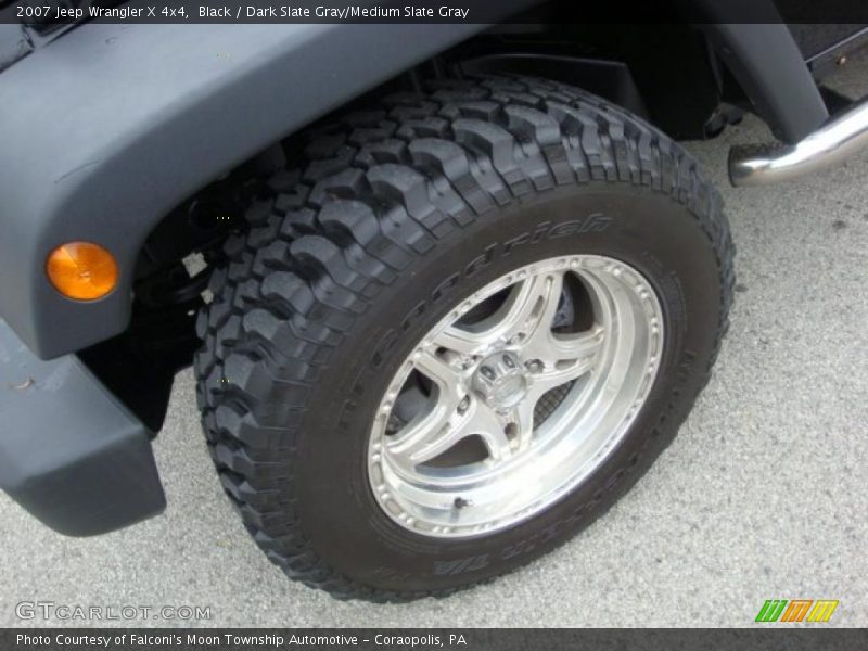 Black / Dark Slate Gray/Medium Slate Gray 2007 Jeep Wrangler X 4x4
