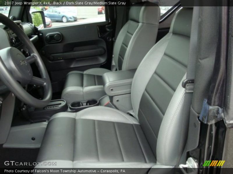 Black / Dark Slate Gray/Medium Slate Gray 2007 Jeep Wrangler X 4x4