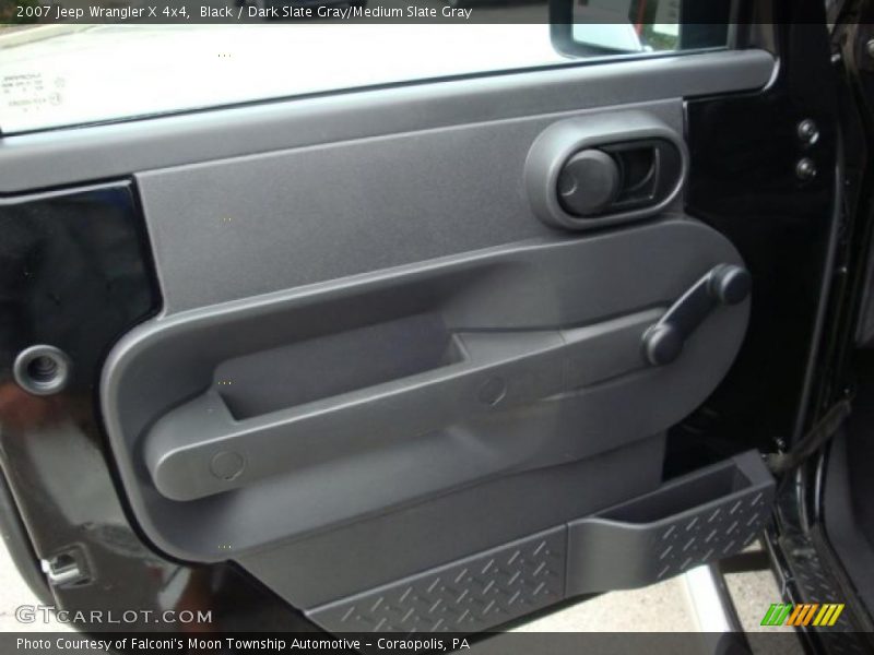 Black / Dark Slate Gray/Medium Slate Gray 2007 Jeep Wrangler X 4x4