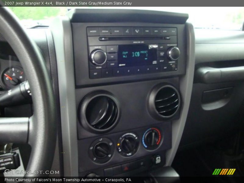 Black / Dark Slate Gray/Medium Slate Gray 2007 Jeep Wrangler X 4x4