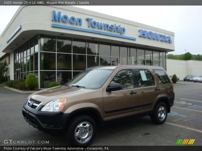 Mojave Mist Metallic / Saddle 2003 Honda CR-V LX 4WD