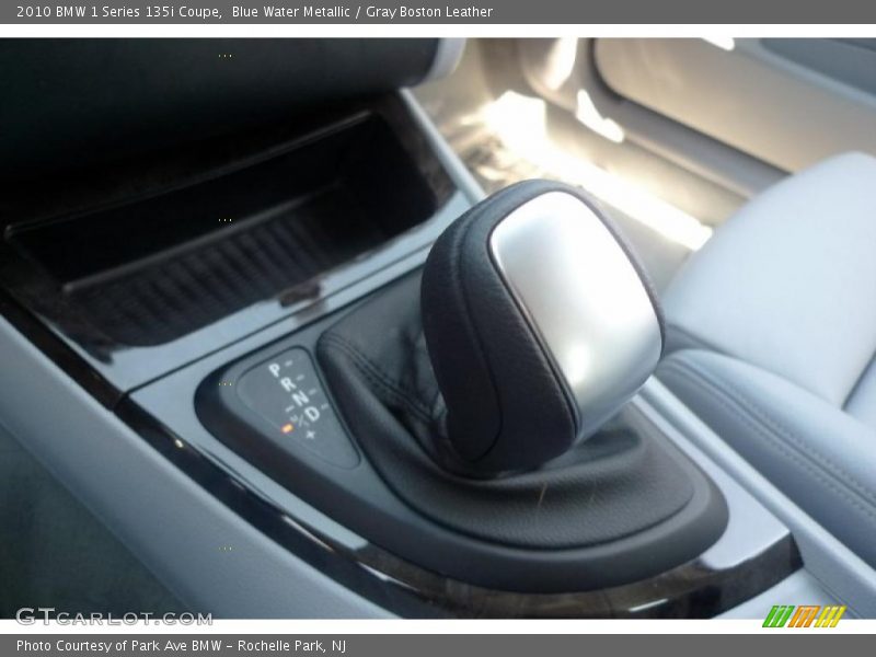 Blue Water Metallic / Gray Boston Leather 2010 BMW 1 Series 135i Coupe