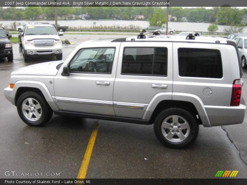 Bright Silver Metallic / Dark Slate Gray/Light Graystone 2007 Jeep Commander Limited 4x4