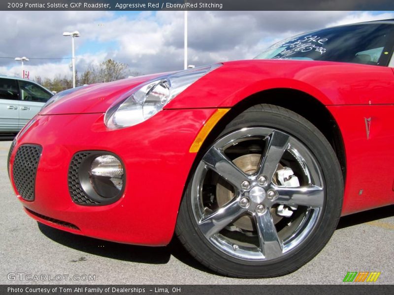 Aggressive Red / Ebony/Red Stitching 2009 Pontiac Solstice GXP Roadster