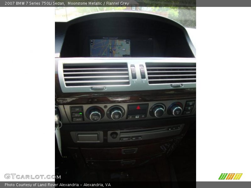 Moonstone Metallic / Flannel Grey 2007 BMW 7 Series 750Li Sedan