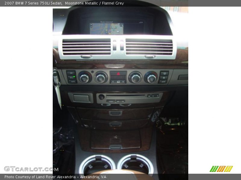 Moonstone Metallic / Flannel Grey 2007 BMW 7 Series 750Li Sedan