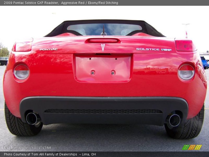 Aggressive Red / Ebony/Red Stitching 2009 Pontiac Solstice GXP Roadster