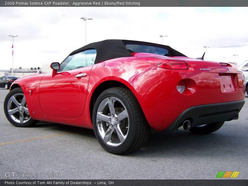 Aggressive Red / Ebony/Red Stitching 2009 Pontiac Solstice GXP Roadster