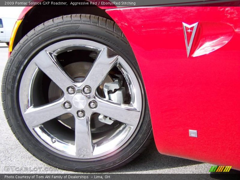 Aggressive Red / Ebony/Red Stitching 2009 Pontiac Solstice GXP Roadster