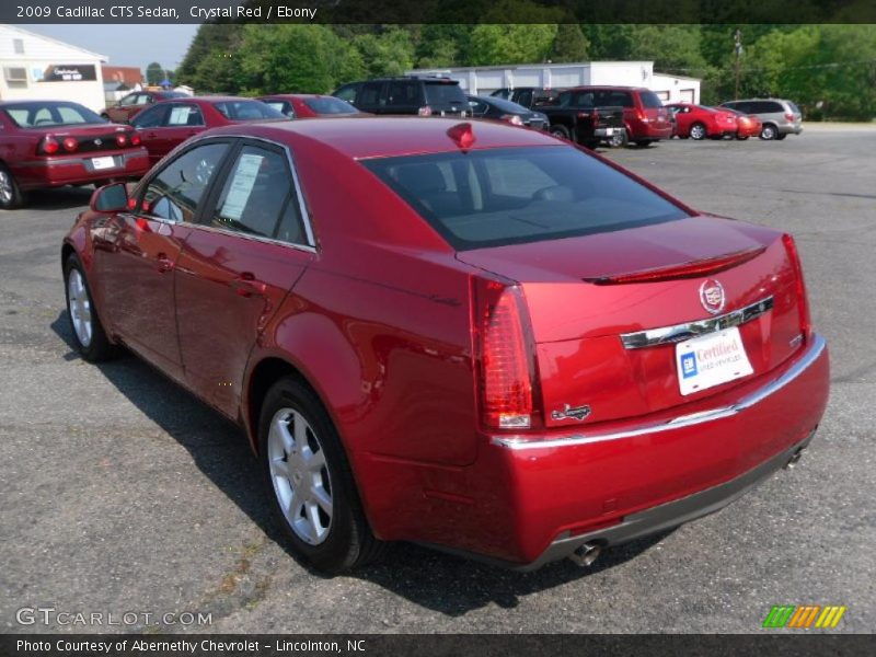 Crystal Red / Ebony 2009 Cadillac CTS Sedan