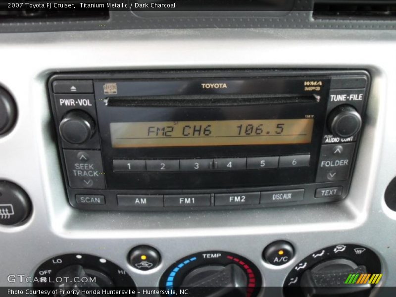 Titanium Metallic / Dark Charcoal 2007 Toyota FJ Cruiser