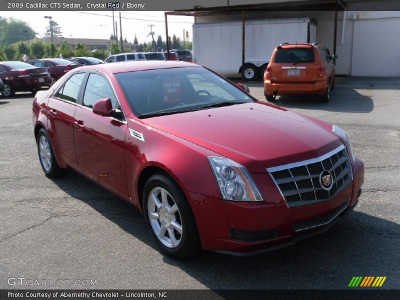 Crystal Red / Ebony 2009 Cadillac CTS Sedan