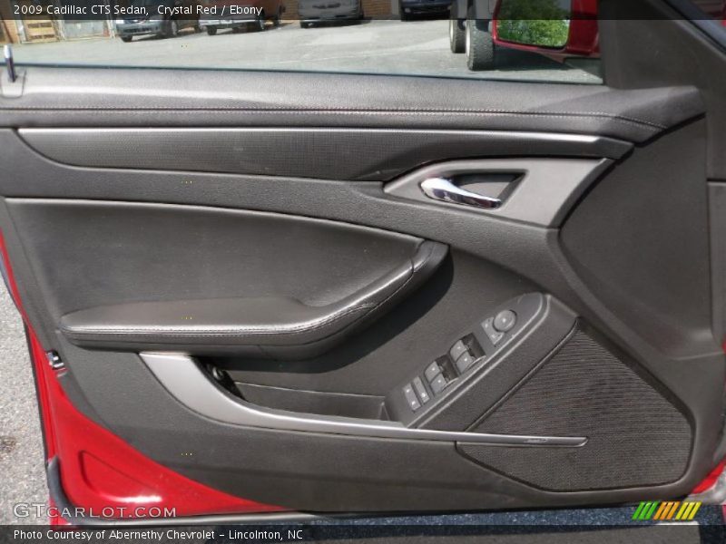Crystal Red / Ebony 2009 Cadillac CTS Sedan
