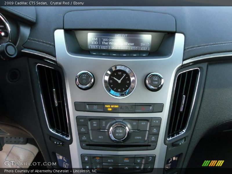 Crystal Red / Ebony 2009 Cadillac CTS Sedan