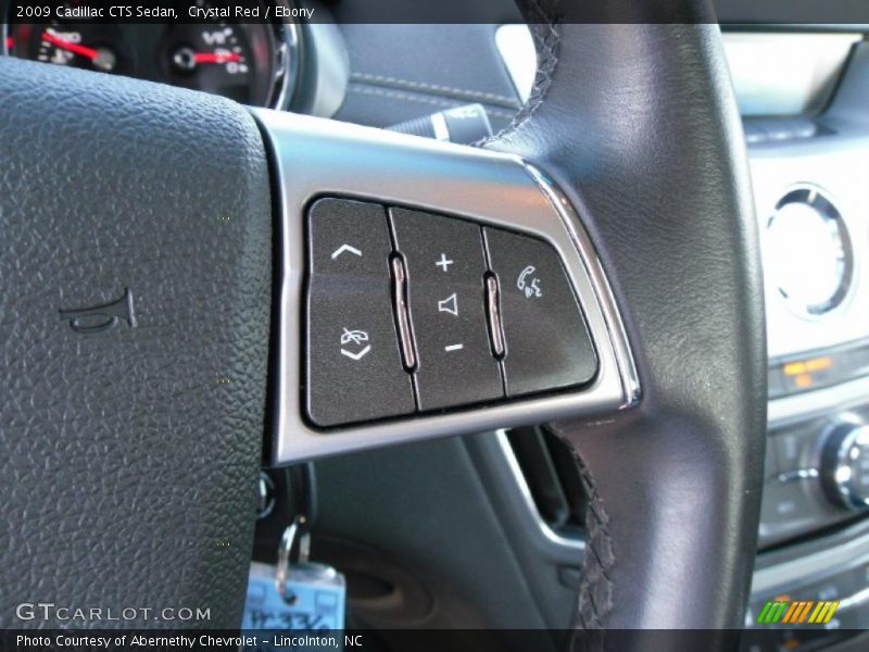 Crystal Red / Ebony 2009 Cadillac CTS Sedan