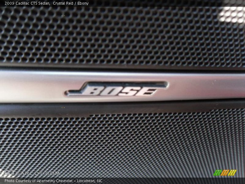Crystal Red / Ebony 2009 Cadillac CTS Sedan