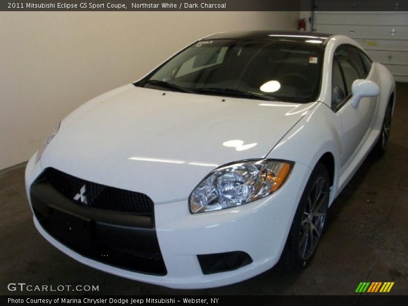 Northstar White / Dark Charcoal 2011 Mitsubishi Eclipse GS Sport Coupe