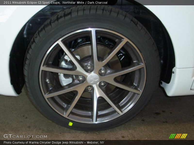 Northstar White / Dark Charcoal 2011 Mitsubishi Eclipse GS Sport Coupe