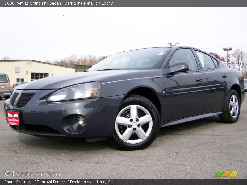 Dark Slate Metallic / Ebony 2008 Pontiac Grand Prix Sedan