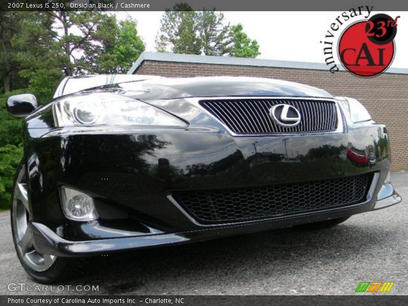 Obsidian Black / Cashmere 2007 Lexus IS 250