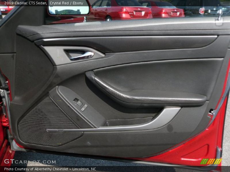 Crystal Red / Ebony 2009 Cadillac CTS Sedan