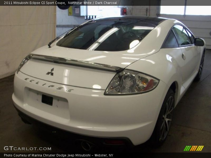 Northstar White / Dark Charcoal 2011 Mitsubishi Eclipse GS Sport Coupe