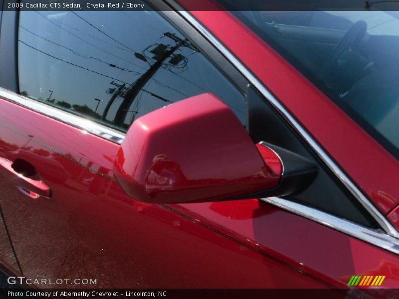 Crystal Red / Ebony 2009 Cadillac CTS Sedan