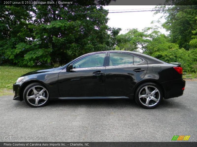 Obsidian Black / Cashmere 2007 Lexus IS 250