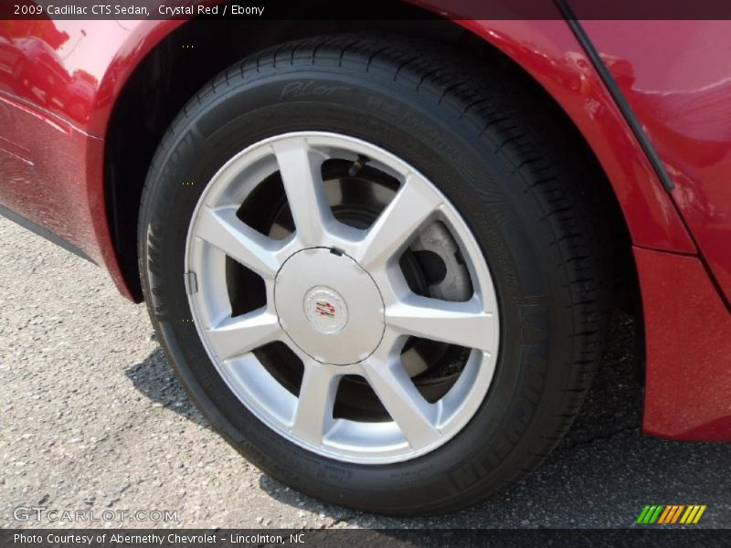 Crystal Red / Ebony 2009 Cadillac CTS Sedan
