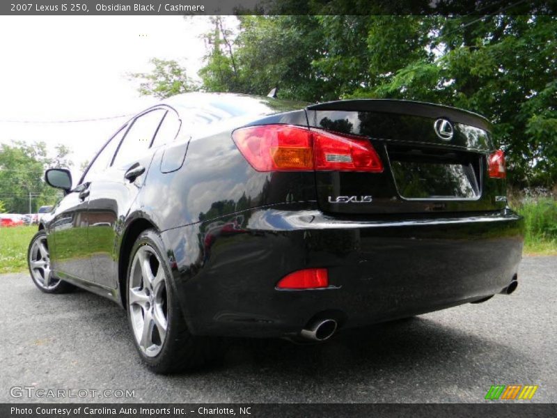 Obsidian Black / Cashmere 2007 Lexus IS 250