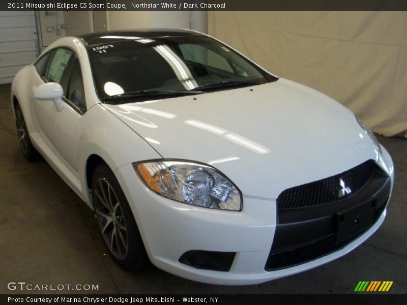 Northstar White / Dark Charcoal 2011 Mitsubishi Eclipse GS Sport Coupe