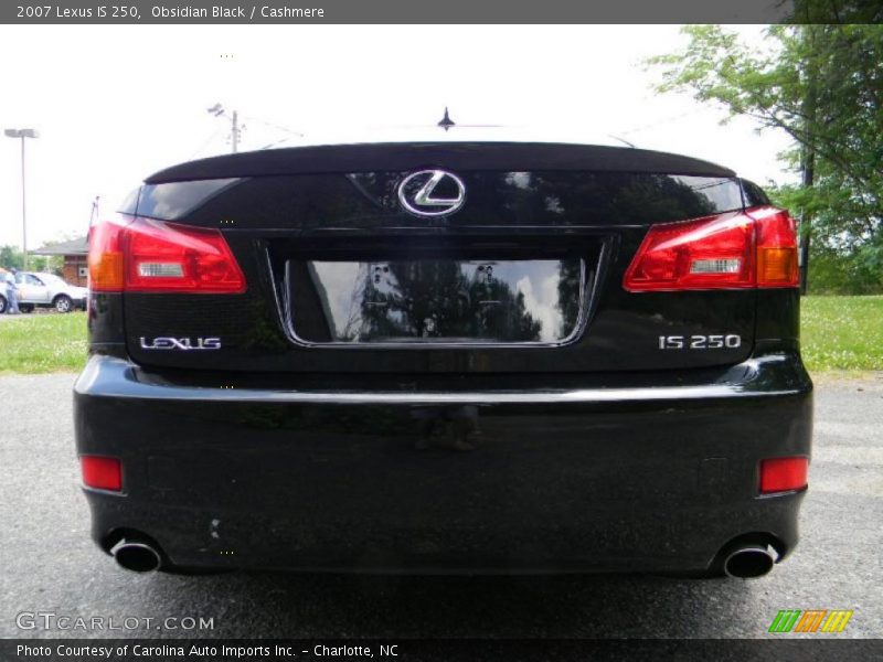 Obsidian Black / Cashmere 2007 Lexus IS 250