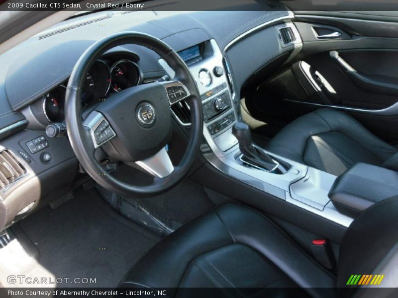 Crystal Red / Ebony 2009 Cadillac CTS Sedan