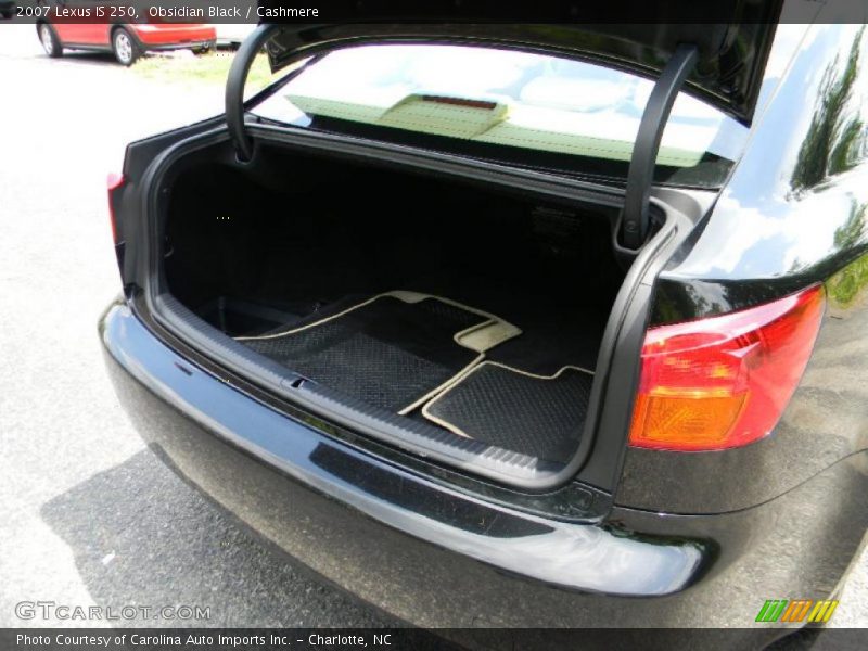 Obsidian Black / Cashmere 2007 Lexus IS 250