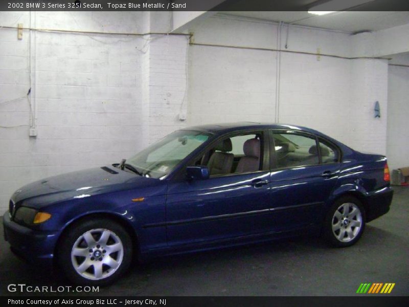 Topaz Blue Metallic / Sand 2002 BMW 3 Series 325i Sedan