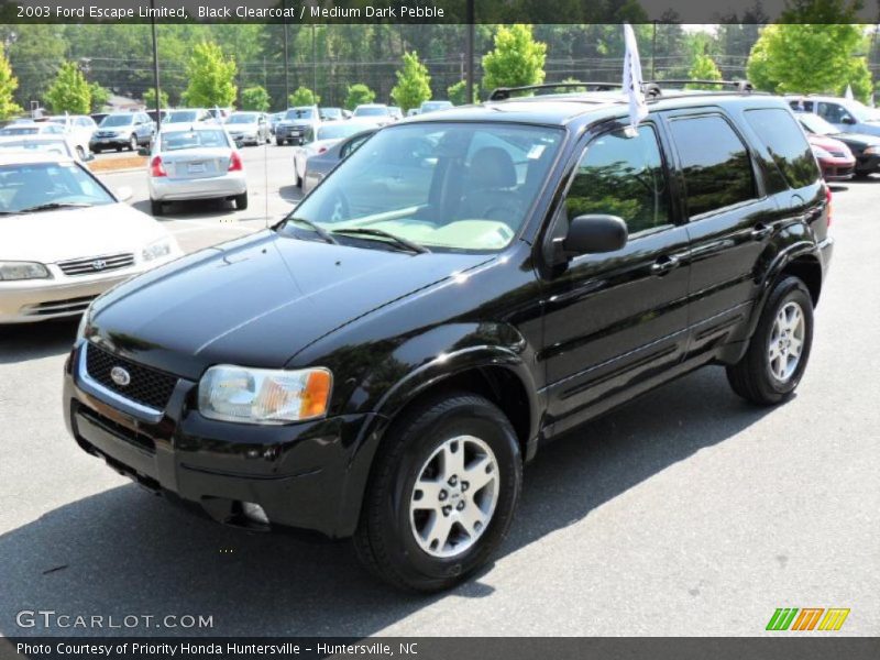 Black Clearcoat / Medium Dark Pebble 2003 Ford Escape Limited