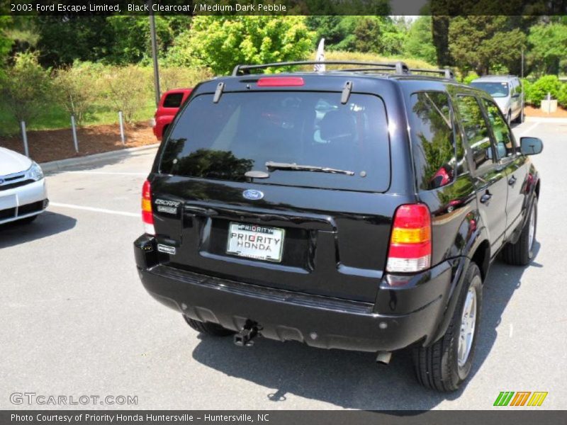 Black Clearcoat / Medium Dark Pebble 2003 Ford Escape Limited