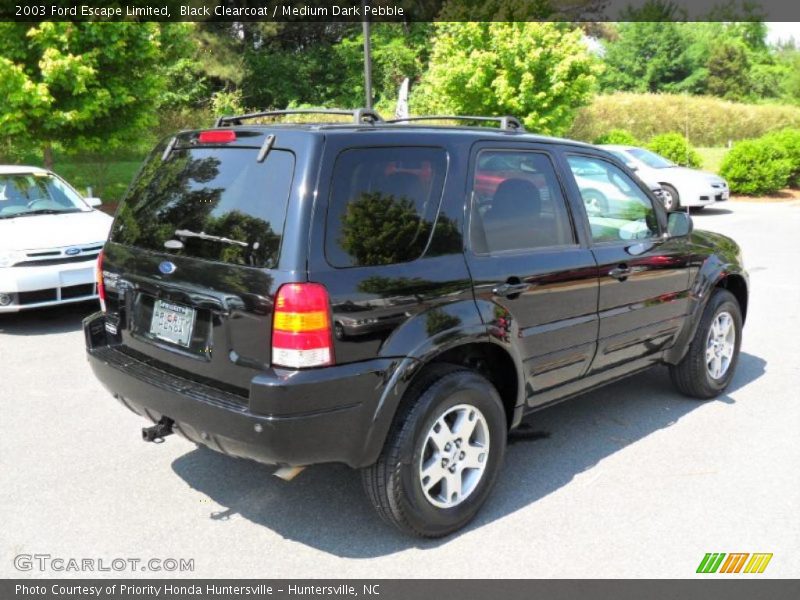 Black Clearcoat / Medium Dark Pebble 2003 Ford Escape Limited
