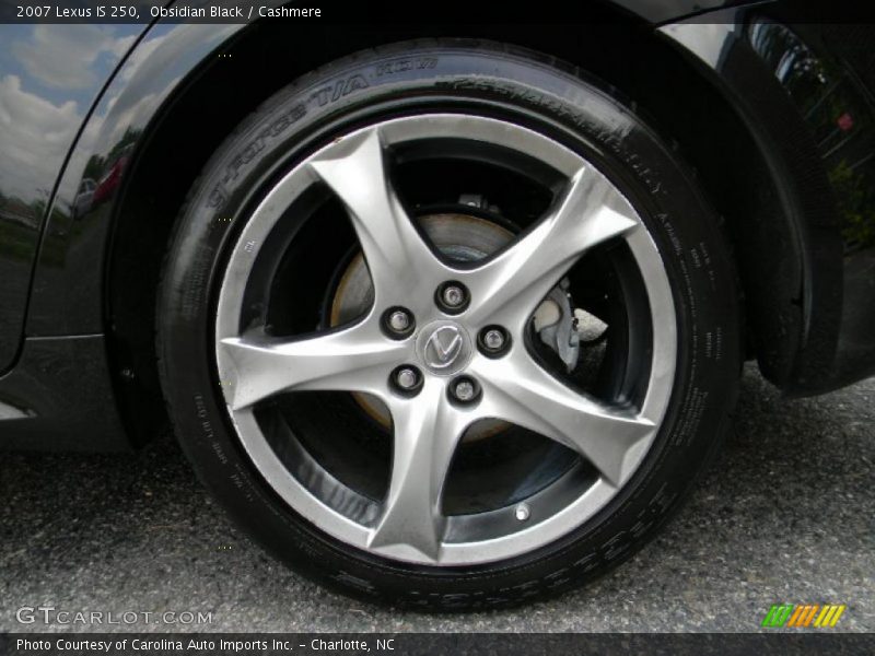 Obsidian Black / Cashmere 2007 Lexus IS 250