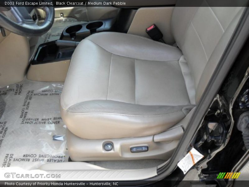 Black Clearcoat / Medium Dark Pebble 2003 Ford Escape Limited